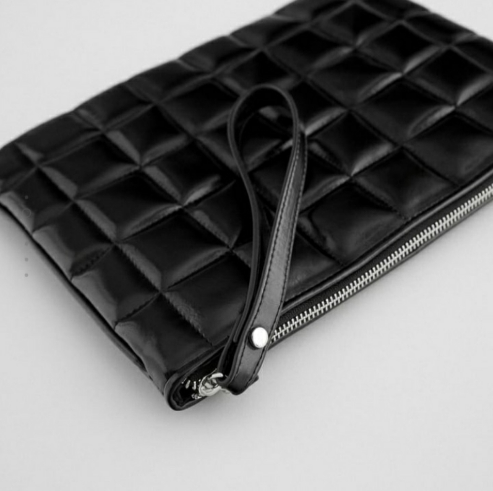 ZARA quilted crossbody bag with chain - Picture 6 of 8